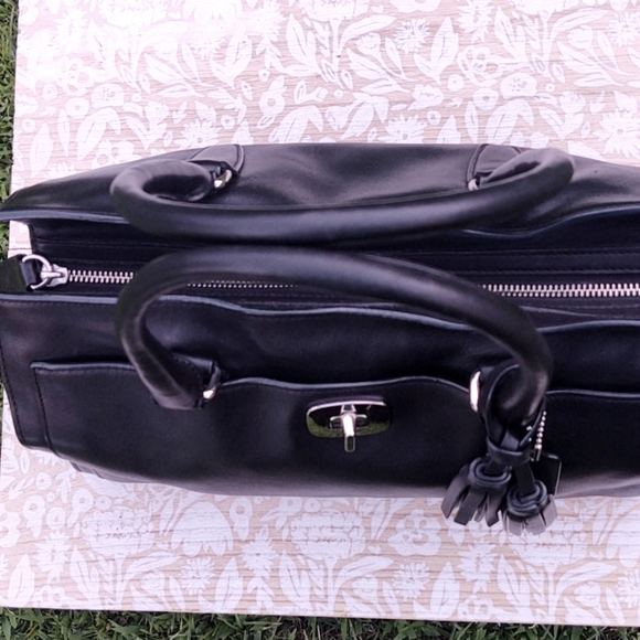 Coach Legacy Chelsea Leather Satchel Black - Picture 7 of 17